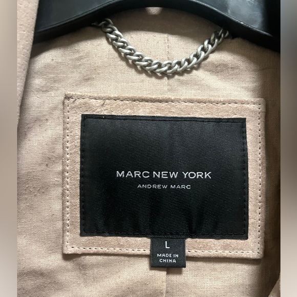 Marc New York 100% Suede Leather Motorcycle Jacket - Picture 7 of 9